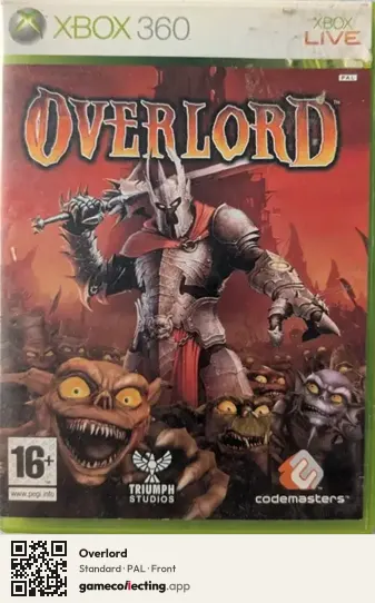 Overlord Xbox 360, PAL box front