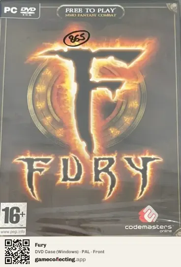 Fury Computer, PAL box front
