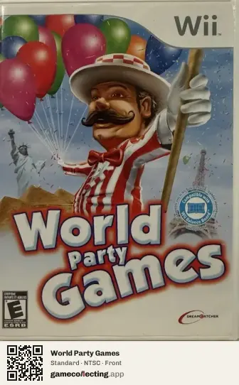 World Party Games Nintendo Wii, NTSC box front