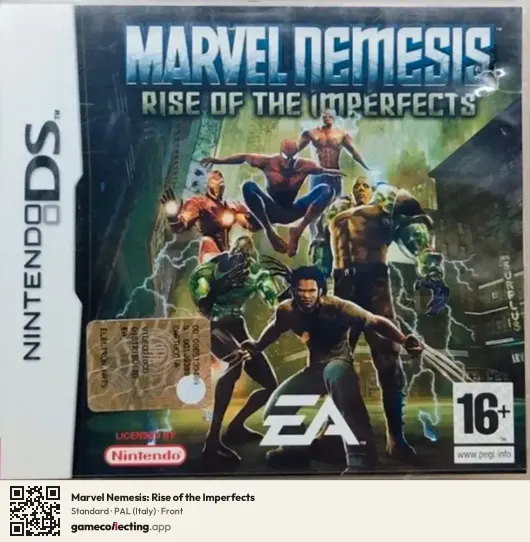 Marvel Nemesis: Rise of the Imperfects Nintendo DS, Italy box front