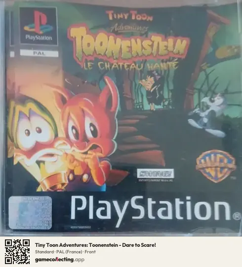Tiny Toon Adventures: Toonenstein - Dare to Scare! PlayStation, France box front