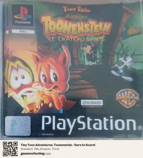 Tiny Toon Adventures: Toonenstein - Dare to Scare! PlayStation, France box front