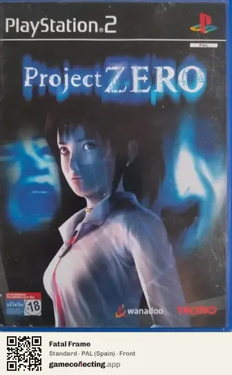 Fatal Frame PlayStation 2, Spain box front