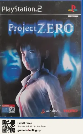 Fatal Frame PlayStation 2, Spain box front
