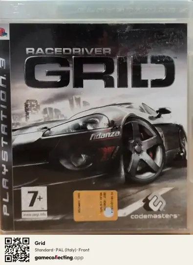Grid PlayStation 3, Italy box front