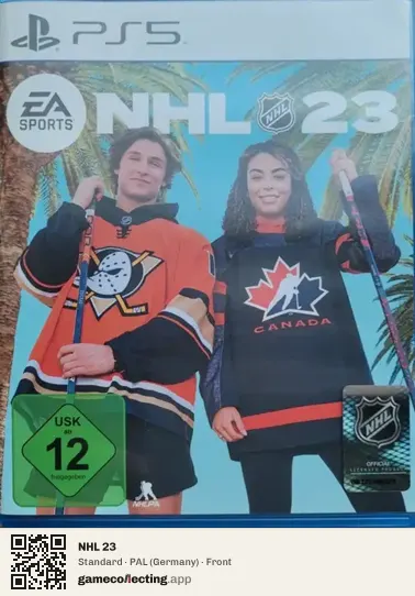 NHL 23 PlayStation 5, Germany box front