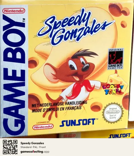 Speedy Gonzales Game Boy, PAL box front