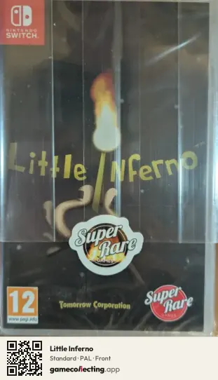 Little Inferno Nintendo Switch, PAL box front