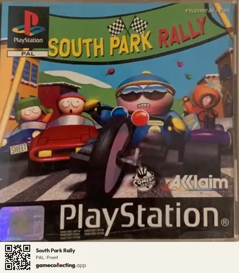 South Park Rally PlayStation, PAL box front