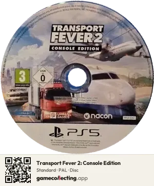 Transport Fever 2: Console Edition PlayStation 5, PAL disc