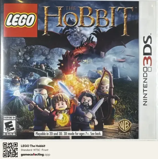 LEGO The Hobbit Nintendo 3DS, NTSC box front