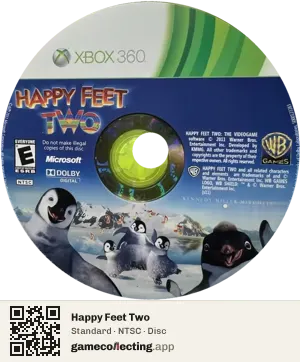 Happy Feet Two Xbox 360, NTSC disc