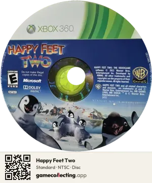 Happy Feet Two Xbox 360, NTSC disc