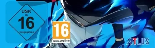 Persona 3 Reload, the USK square on its front