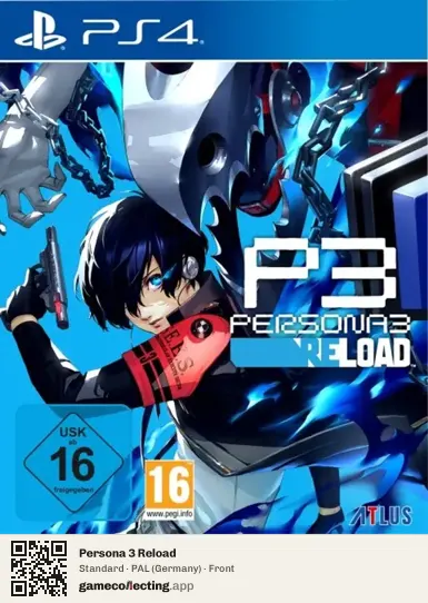 Persona 3 Reload PlayStation 4, Germany box front