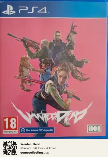 Wanted: Dead PlayStation 4, France box front