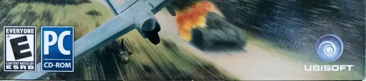 Lock On: Modern Air Combat, the ESRB box on its front