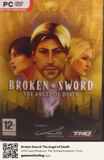 Broken Sword: The Angel of Death Computer, United Kingdom box front