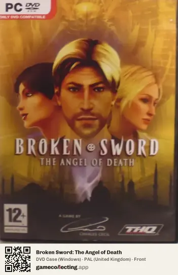 Broken Sword: The Angel of Death Computer, United Kingdom box front