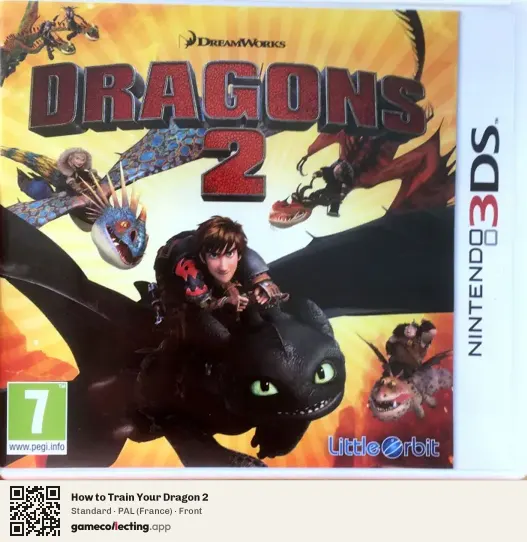 How to Train Your Dragon 2 Nintendo 3DS, France box front