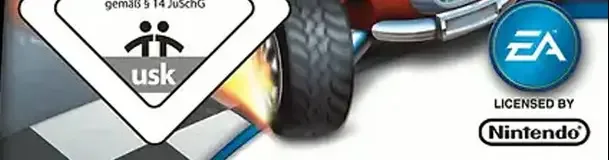 MySims Racing, the USK square on its front