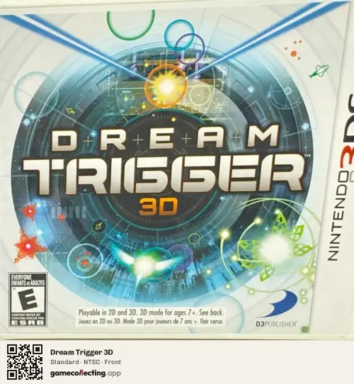 Dream Trigger 3D Nintendo 3DS, NTSC box front