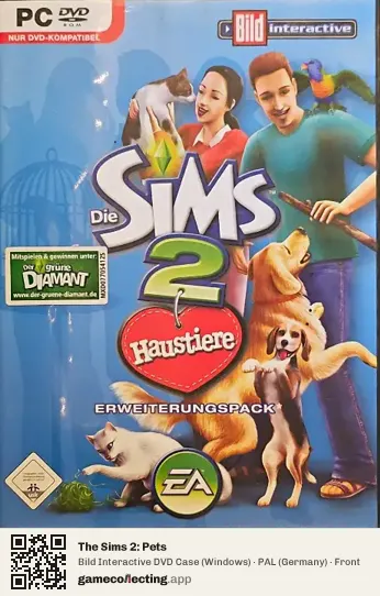 The Sims 2: Pets Computer, Germany box front