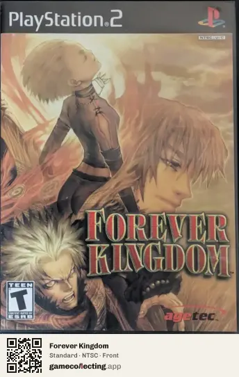 Forever Kingdom PlayStation 2, NTSC box front
