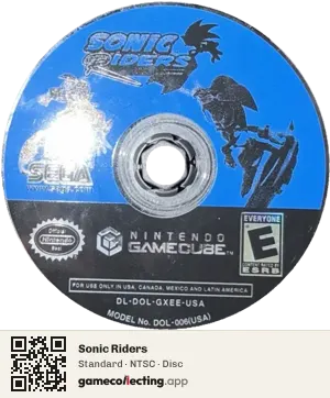 Sonic Riders Nintendo GameCube, NTSC disc