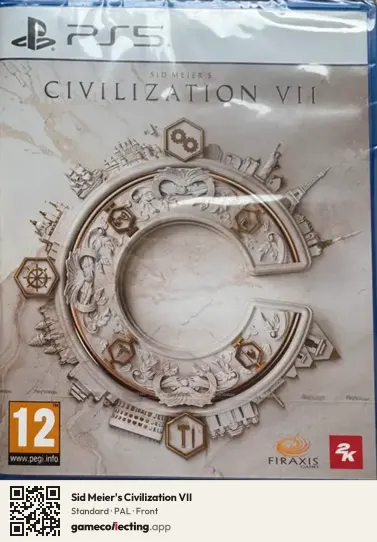 Sid Meier's Civilization VII PlayStation 5, PAL box front