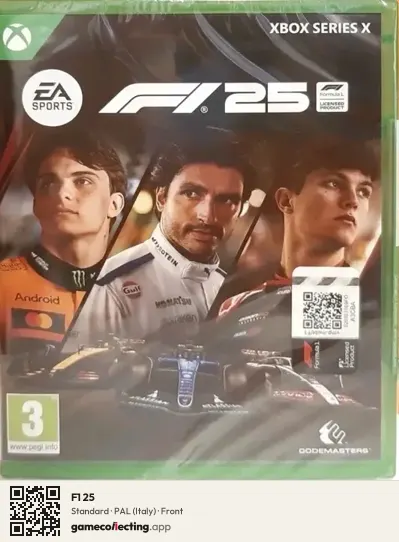 F1 25 Xbox Series X, Italy box front