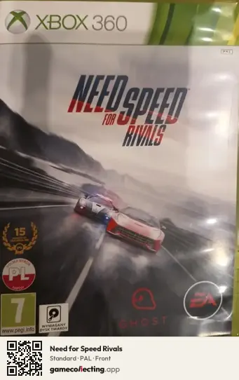 Need for Speed Rivals Xbox 360, PAL box front