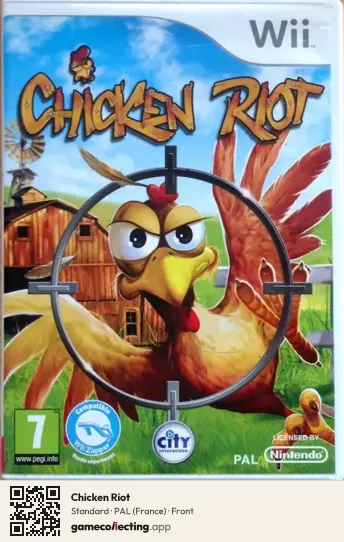 Chicken Riot Nintendo Wii, France box front