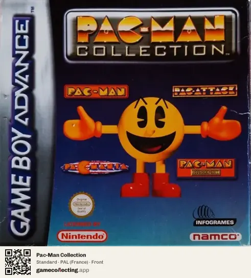 Pac-Man Collection Game Boy Advance, France box front