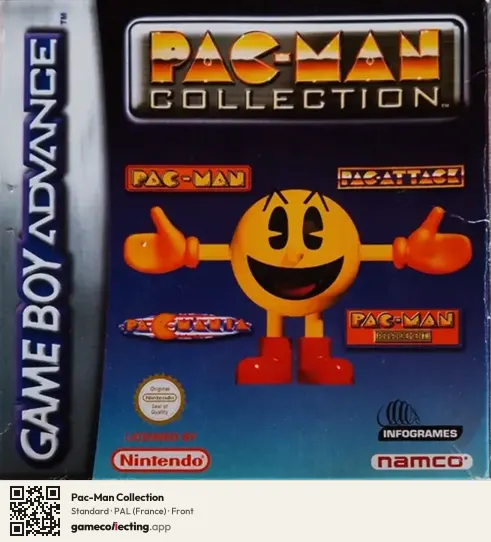 Pac-Man Collection Game Boy Advance, France box front
