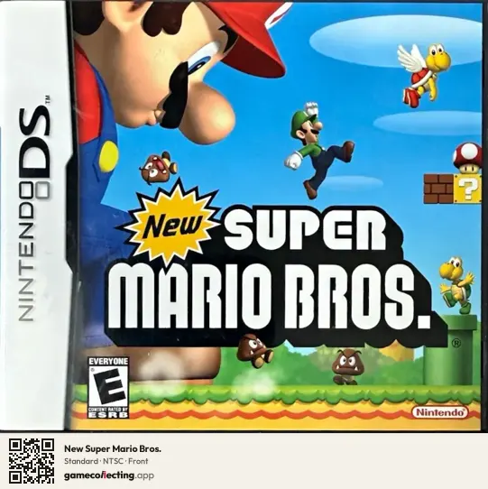 New Super Mario Bros. Nintendo DS, NTSC box front