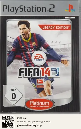 FIFA 14 PlayStation 2, Germany box front
