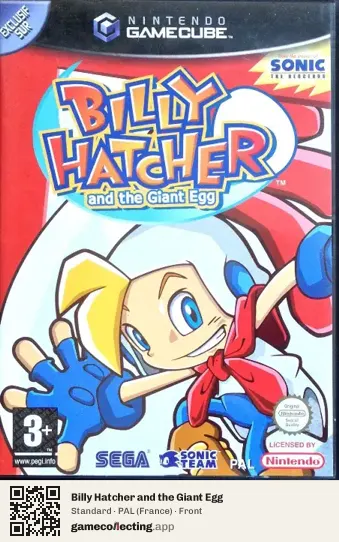 Billy Hatcher and the Giant Egg Nintendo GameCube, France box front