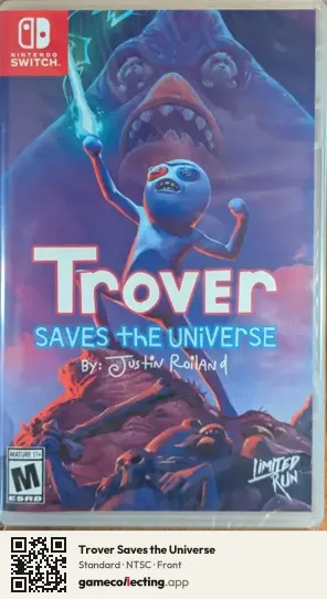 Trover Saves the Universe Nintendo Switch, NTSC box front