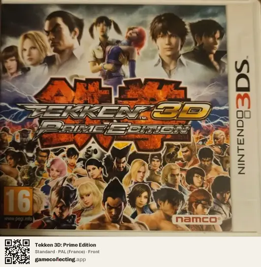 Tekken 3D: Prime Edition Nintendo 3DS, France box front