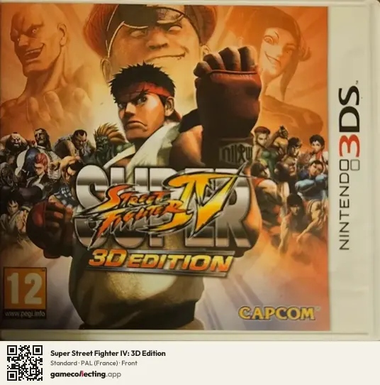 Super Street Fighter IV: 3D Edition Nintendo 3DS, France box front