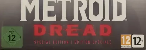 Metroid Dread, the USK square on its front