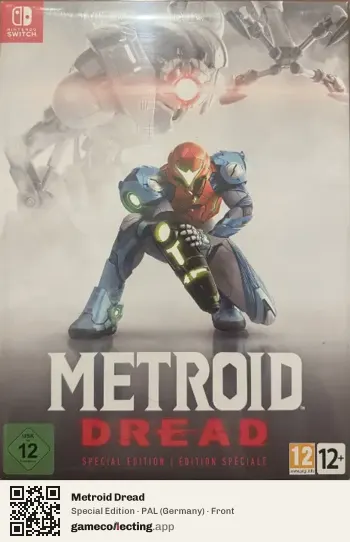 Metroid Dread Nintendo Switch, Germany box front