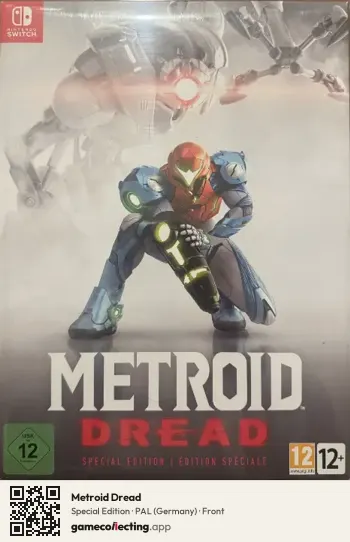 Metroid Dread Nintendo Switch, Germany box front