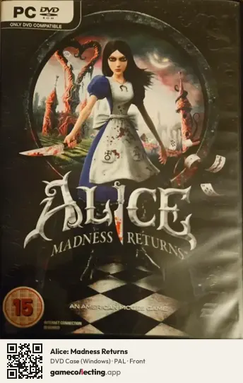 Alice: Madness Returns Computer, PAL box front