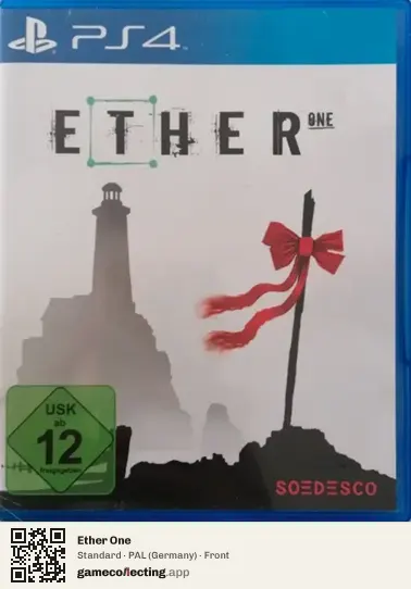 Ether One PlayStation 4, Germany box front