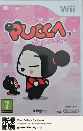 Pucca's Race for Kisses Nintendo Wii, Netherlands box front