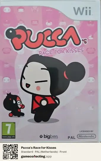 Pucca's Race for Kisses Nintendo Wii, Netherlands box front