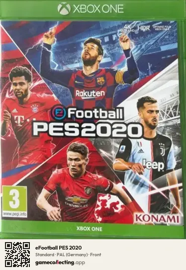 eFootball PES 2020 Xbox One, Germany box front