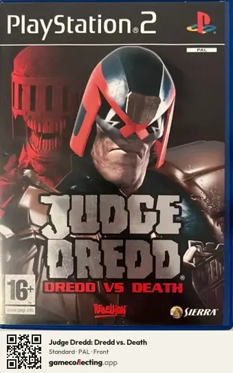 Judge Dredd: Dredd vs. Death PlayStation 2, PAL box front